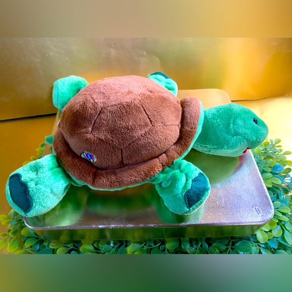 GANZ WEBKINZ COLLECTIBLE TURTLE HM150 LOGO ON SHELL SUPER SOFT 9” - Picture 2 of 12